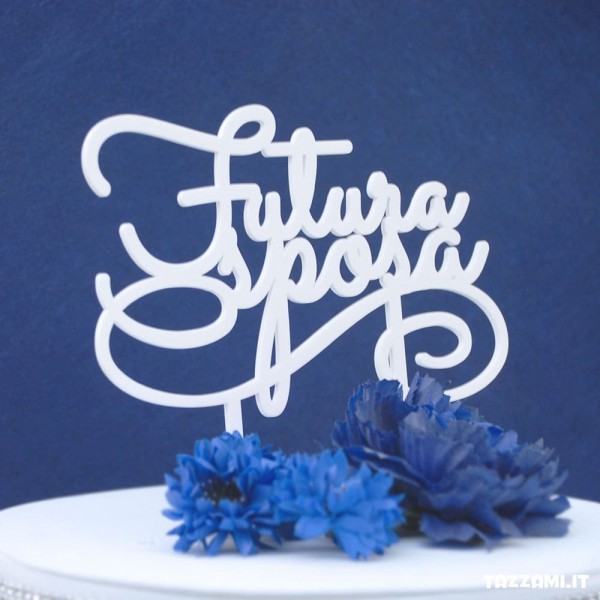 Cake Topper Addio al Nubilato, per la festa di una Futura Sposa