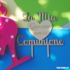 Cake topper Comunione, Personalizzato con Nome e Data dentro un cuore