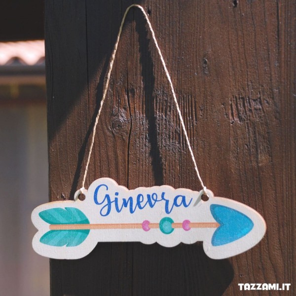 Freccia decorativa per la camera dei Bambini, Personalizzata con Nome