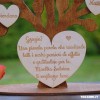 Albero vita Regalo per Insegnanti con Cuori e dedica personalizzata
