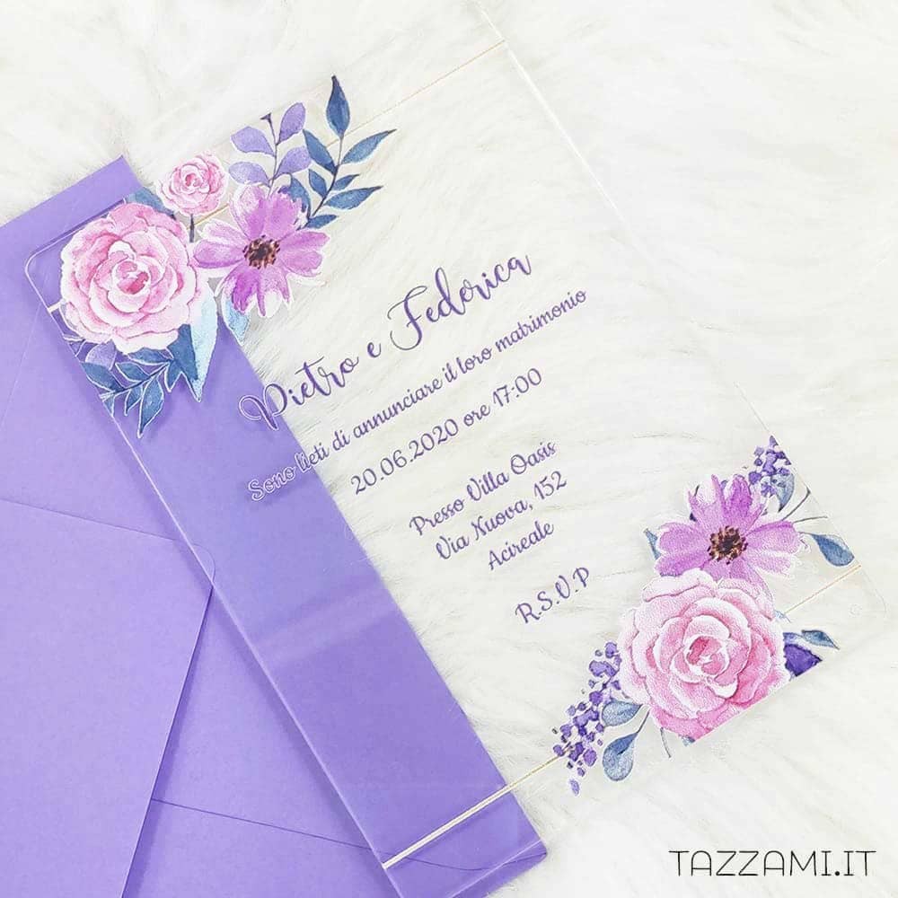Eleganti invi di nozze con rose e foglie ad acquerello | Vettore Premium