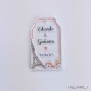 Tag Personalizzato Segnaposto Bomboniera Matrimonio tema Parigi