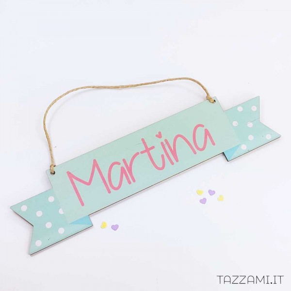 Striscione decorativo da camera o evento del tuo Bambino, con Nome