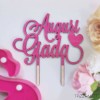 Cake topper Compleanno colorato e Personalizzato con Nome