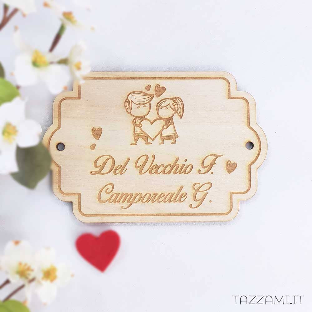 Targa in ardesia con incisione fotografica, pietra commemorativa con foto - Italia