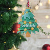 Addobbo di Natale forma di Albero personalizzato con nome