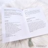 Libretto Messa da Matrimonio A5 foglie e fiori bianchi