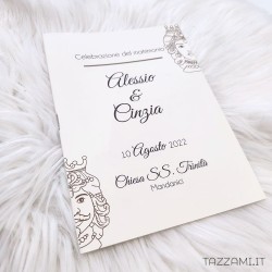 Libretto Messa da Matrimonio A5 Teste di Moro
