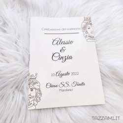 Libretto Messa da Matrimonio A5 Teste di Moro