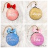 Pallina per l'Albero di Natale, Personalizzata con nome Pallina per l'Albero di Natale, Personalizzata con nome