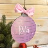 Pallina per l'Albero di Natale, Personalizzata con nome Pallina per l'Albero di Natale, Personalizzata con nome