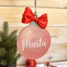 Pallina per l'Albero di Natale, Personalizzata con nome Pallina per l'Albero di Natale, Personalizzata con nome