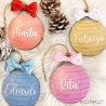 Pallina per l'Albero di Natale, Personalizzata con nome Pallina per l'Albero di Natale, Personalizzata con nome
