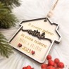 Addobbo per Albero forma casetta in 3D il primo natale in casa nostra Addobbo per Albero forma casetta in 3D il primo natale in casa nostra