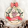 Ballerina di Natale pallina addobbo Personalizzato con Nome