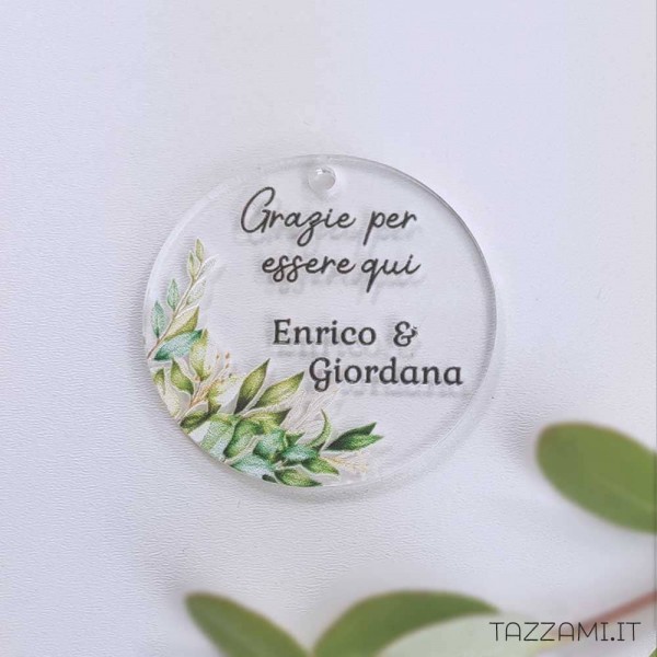 Tag Segnaposto Bomboniera...