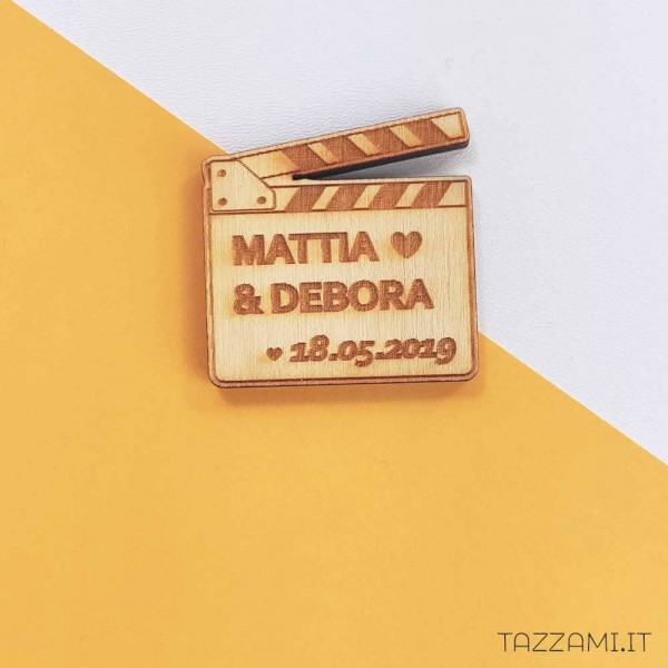 Tag Bomboniera Ciak con...