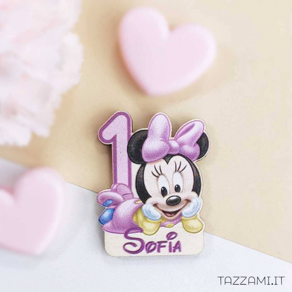 Tag baby Topolina con Nome...