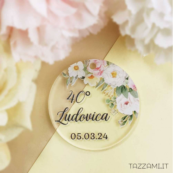 Tag Fiori Mix Compleanno