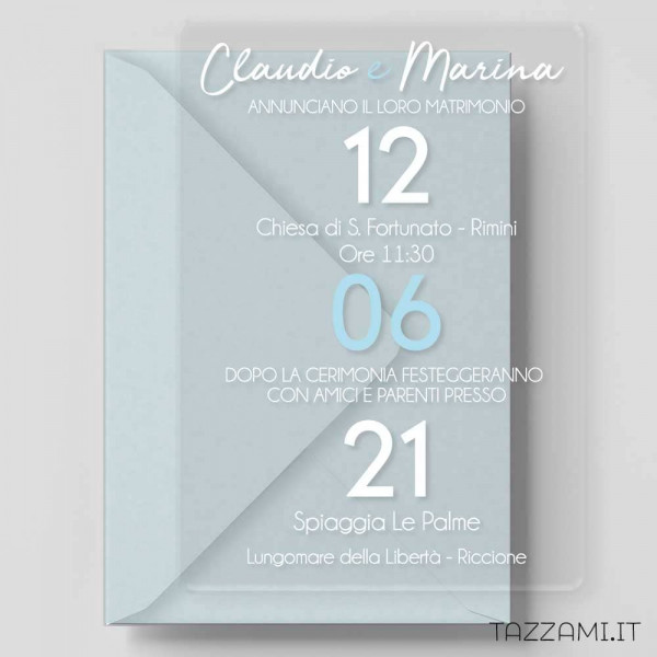 Partecipazione Minimal Azzurra