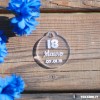 Tag in plexiglass e legno Compleanno personalizzato con Nome e data