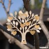 Albero della Vita in Legno Personalizzato con Cuori incisi