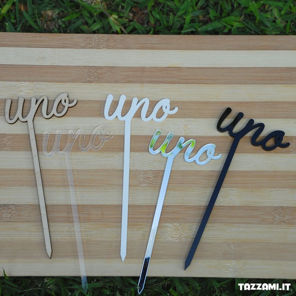 Segnatavolo In MDF - Numeri Da 0 A 9 Per Tavoli, Bianco, Per Matrimoni E Eventi - Foto 3